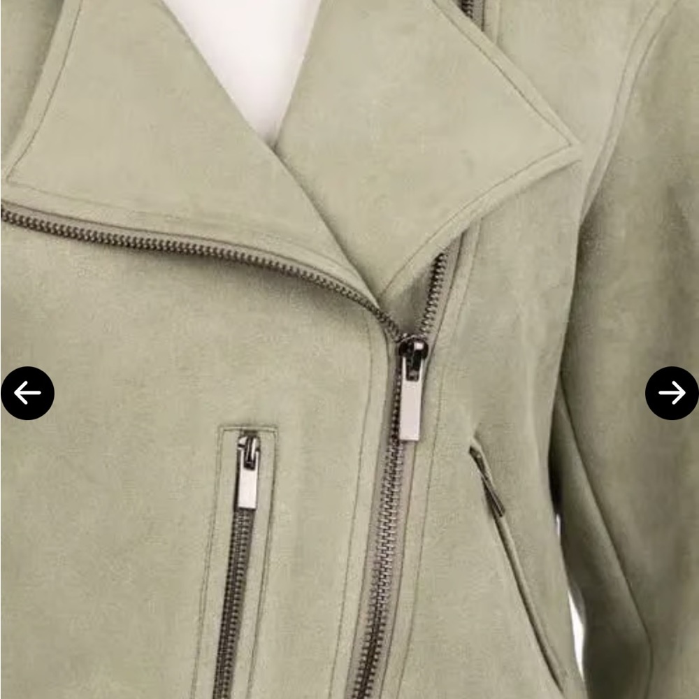 Jackie Kut from the Kloth Sage Faux Suede Moto Jacket - Picture 4 of 7